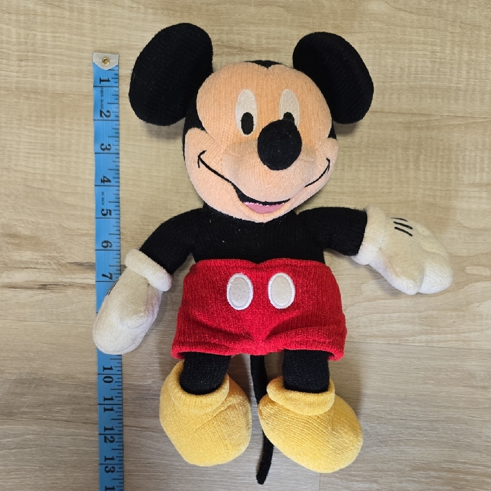 Vintage Disney Mickey Mouse Stuffed Animal. 12"